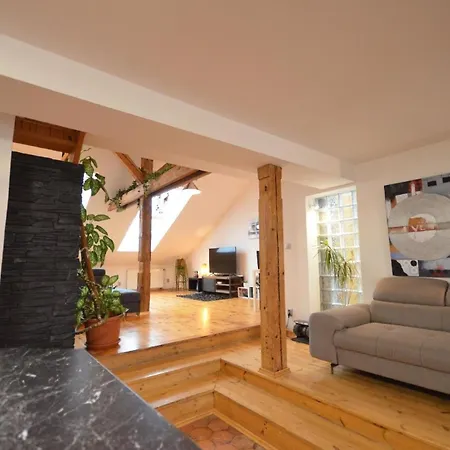 Lägenhet Dachgeschosswohnung Josefov Fuer 8 Personen In